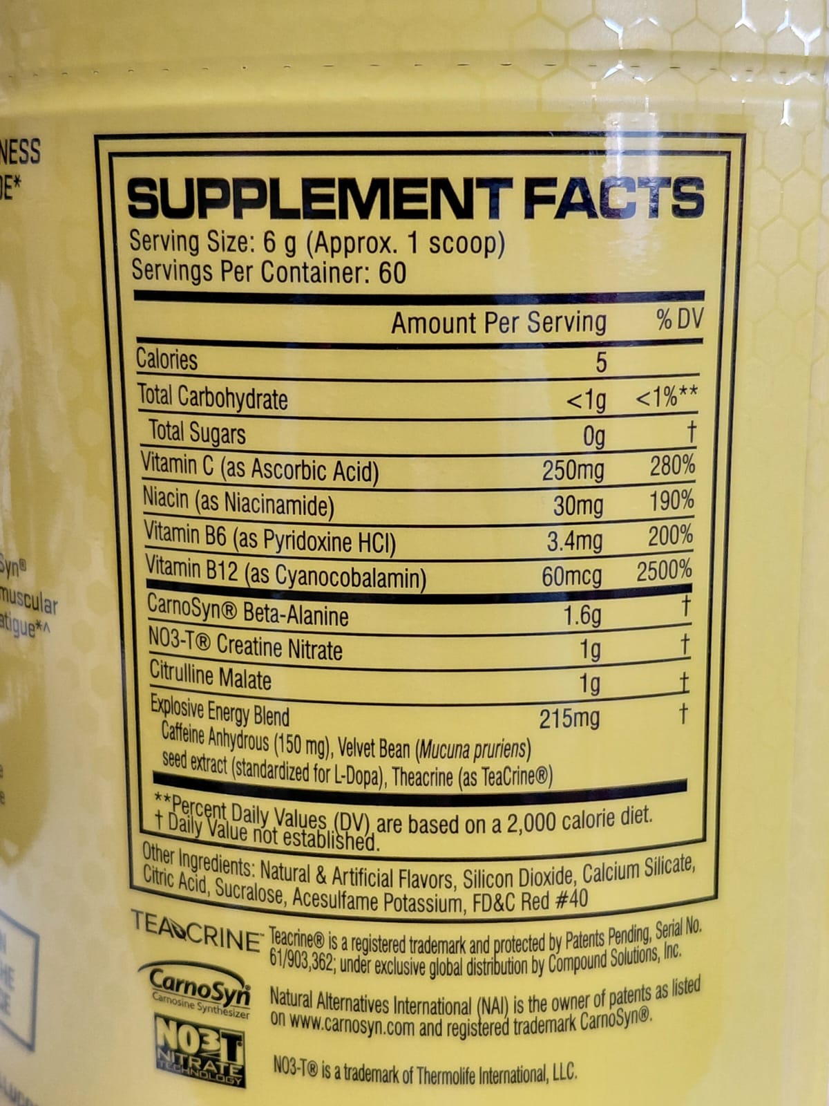 CEL C4 ORIGINAL 60SERV FRUIT PUNCH