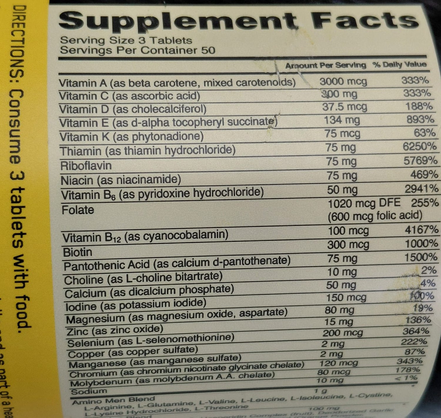 OPTI-MEN 150 TABS