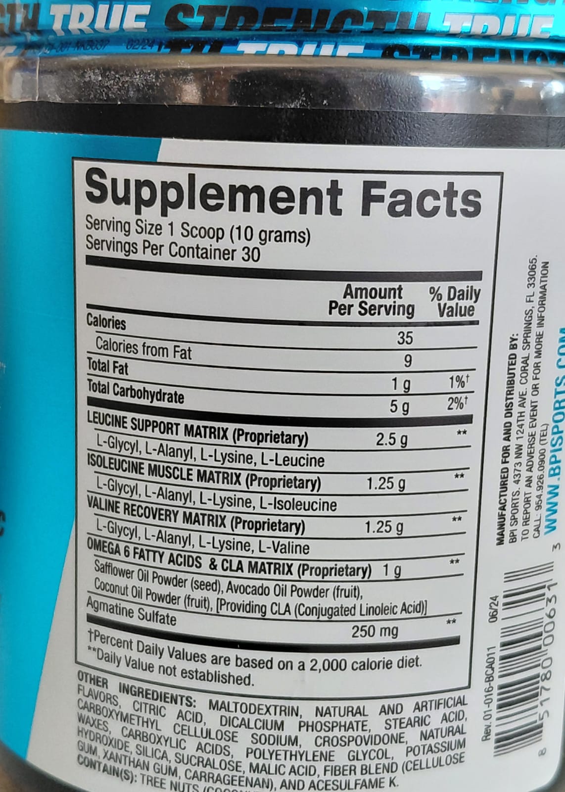 BPI BEST BCAA 30SERV 300GRMS PASSION FRUIT