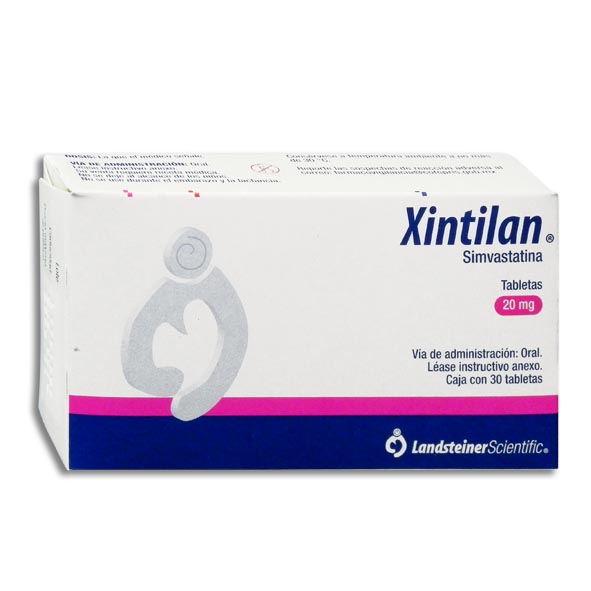 XINTILAN (SIMVASTATIN) 20MG 30TABLETS