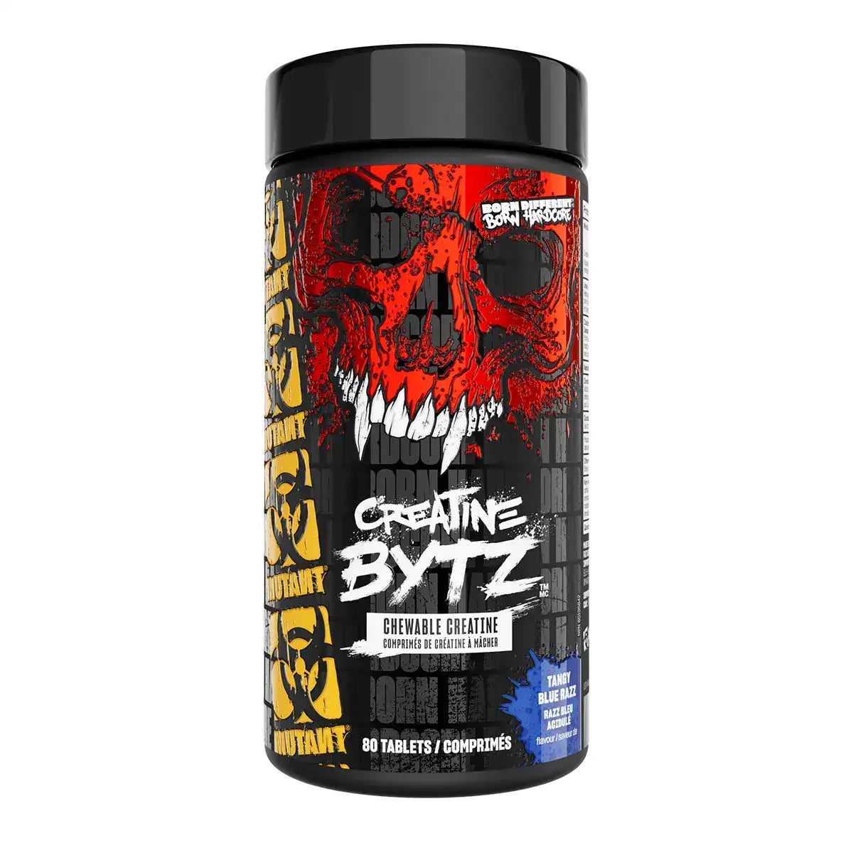 MUTANT CREATINE BYTS 80 TABLETAS MASTICABLES TANGY BLUE RAZZ