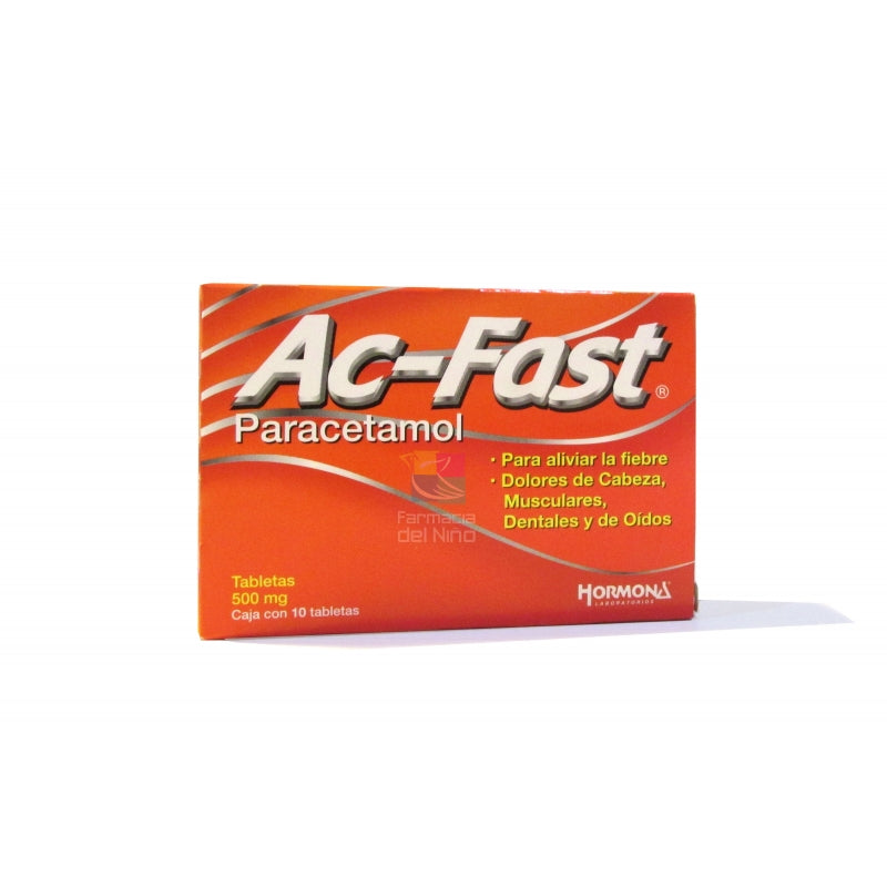 AC-FAST (PARACETAMOL) 10 TABLETS 500MG