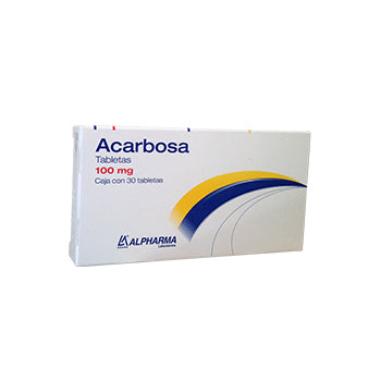 ACARBOSE 100MG 30TABLETS