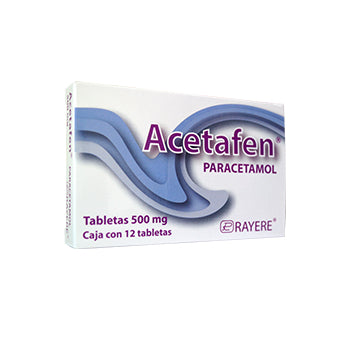 ACETAFEN 500MG 12 TABLETS