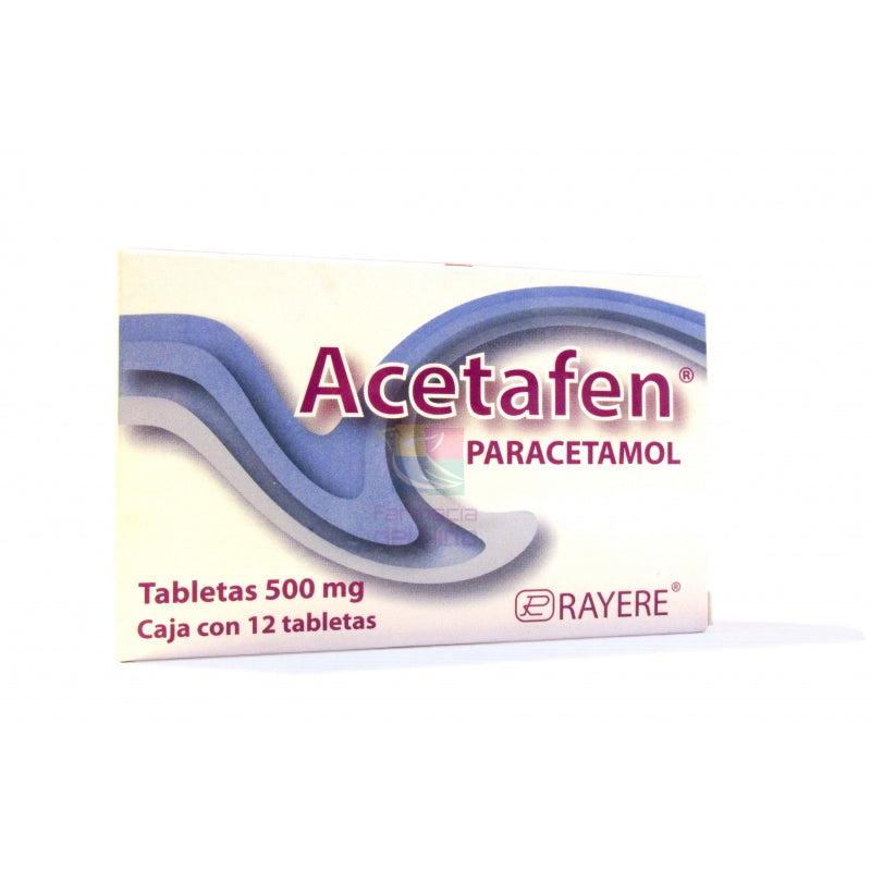 ACETAFEN (PARACETAMOL) 12 TABLETS 750MG