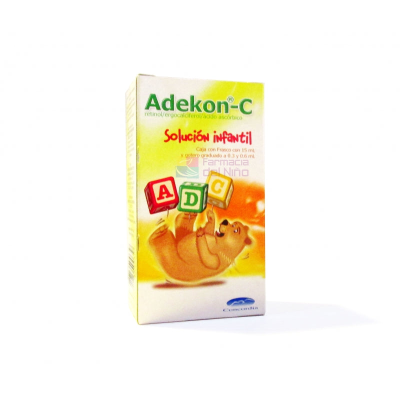 ADEKON "C" (RETINOL/ERGOCALCIFEROL/ASCORBIC ACID) DROPS FOR INFANTS 15ML