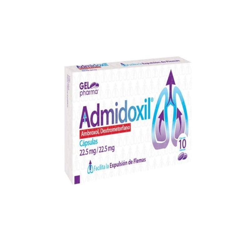 ADMIDOXIL (ambroxol / dextromethorphan) 22.5/22.5MG C/10CAP