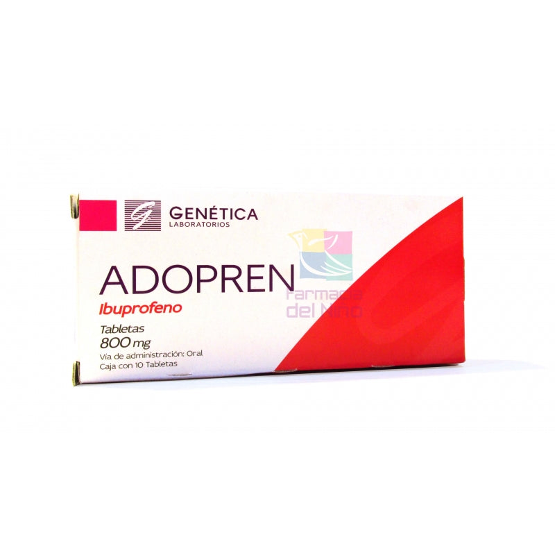 ADOPREN (IBUPROFEN) C/10 TABLETS 800 MG