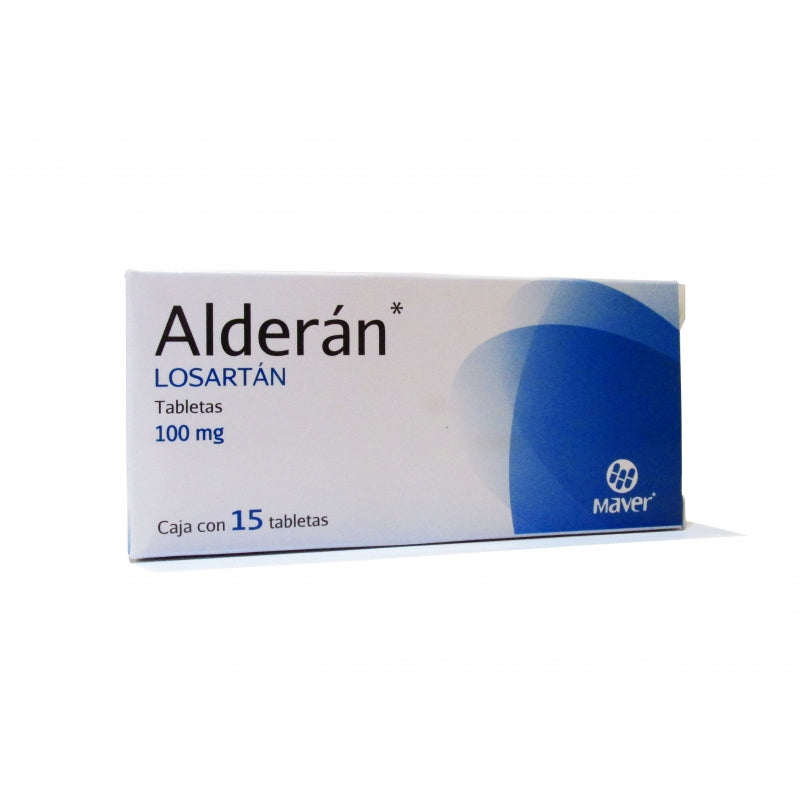 ALDERAN (LOSARTAN) 100mg 15 TABLETS