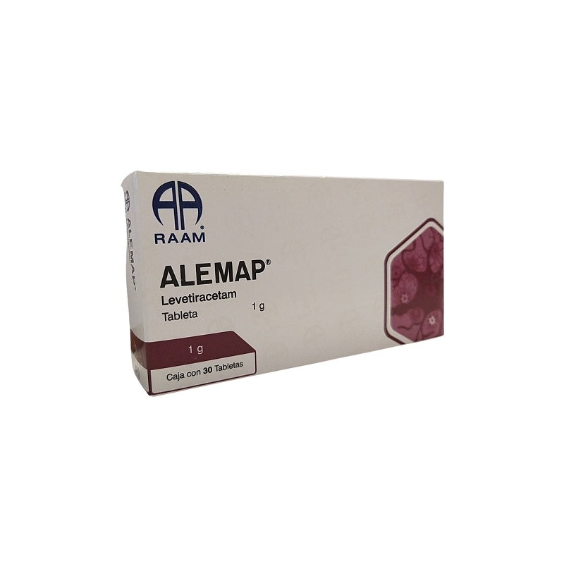 ALEMAP (LEVETIRACETAM) 1G 30 TABLETAS