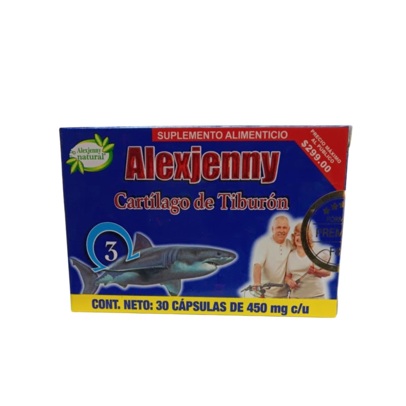 ALEXJENNY (SHARK CARTILAGE) 450MG 30 CAPSULES