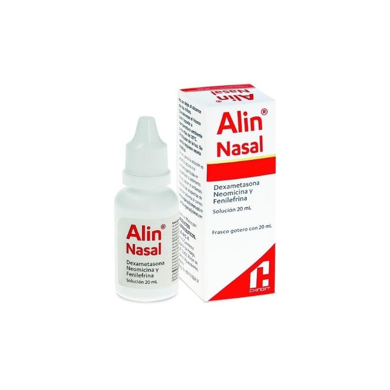 ALIN NASAL (DEXAMETHASONE, PHENYLEPHRINE, AND NEOMYCIN) SOL. 20ML