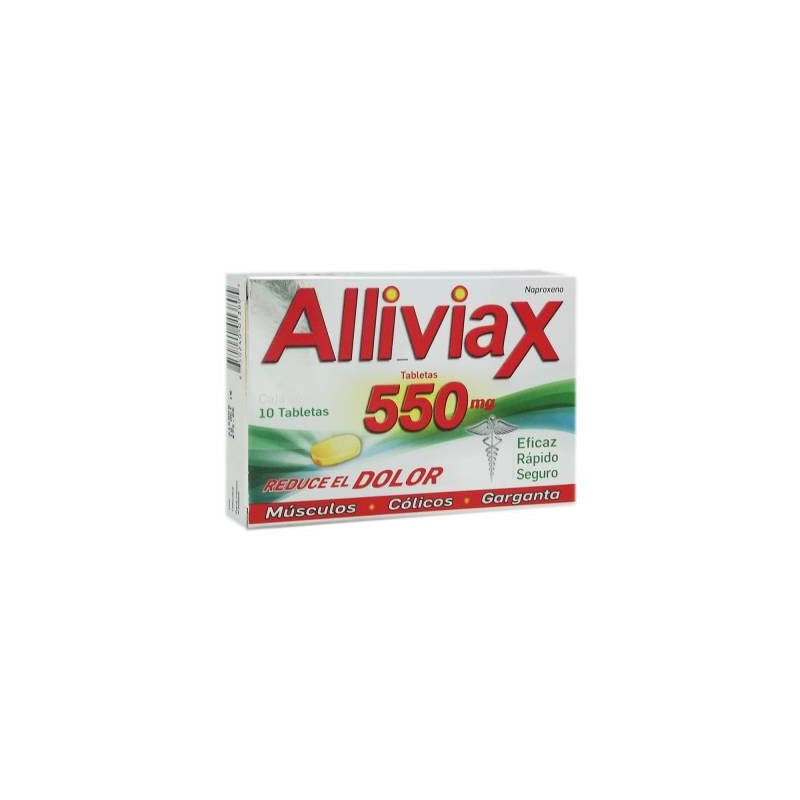 ALLIVIAX (NAPROXEN) 550MG 10TAB