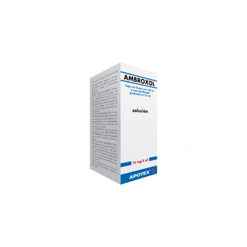 AMBROXOL 15MG/5ML SOLUTION 120ML