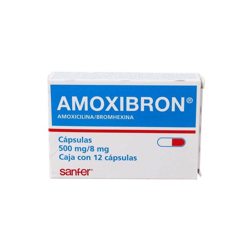 AMOXIBRON (AMOXICILLIN / BROMHEXINE) 12CAPS