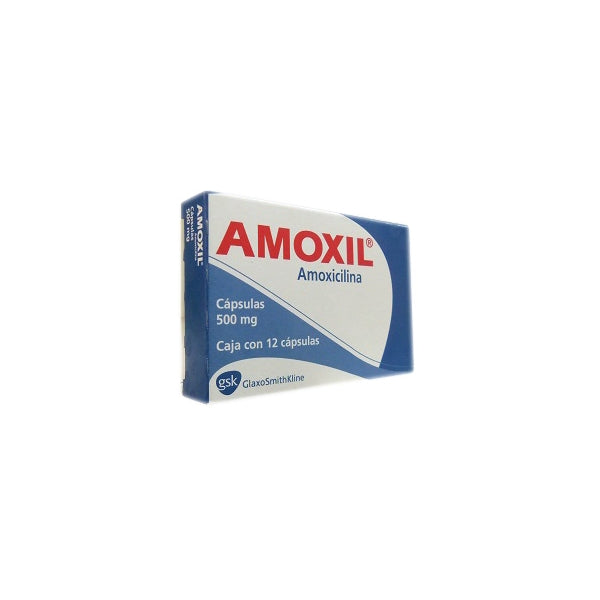 AMOXIL (AMOXICILLIN) 500MG 12 CAPSULES