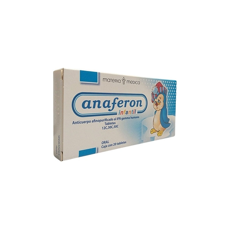 ANAFERON INFANTIL (PURIFIED ANTIBODY TO HUMAN IFN GAMMA) 20 TABLETS