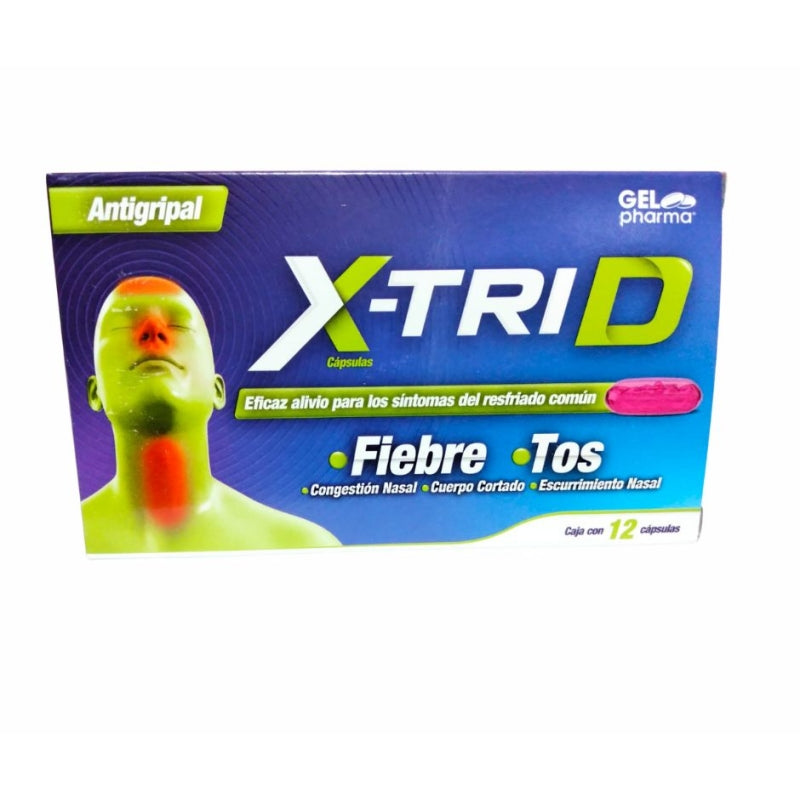 COLD AND FLU RELIEF 12 CAPSULES