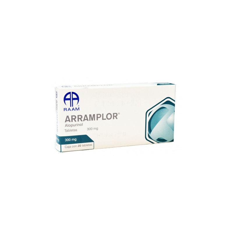 ARRAMPLOR (Allopurinol) 300 mg 20 TABLETS