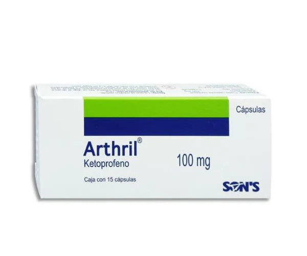 ARTHRIL (KETOPROFEN) 100MG 15 CAPSULES