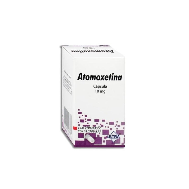 ATOMOXETINE (STRATTERA) 10MG 14 CAPSULES