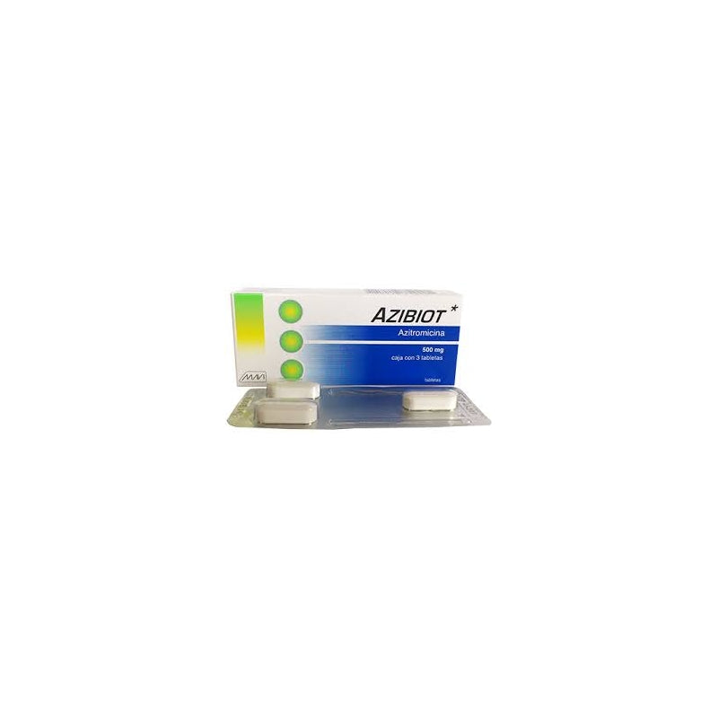 AZIBIOT (AZITHROMYCIN) 3 TABLETS 500MG