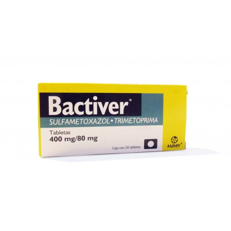 BACTIVER (SULFAMETHOXAZOLE / TRIMETHOPRIM) 80/400MG 20TABLETS