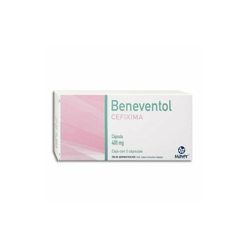 BENEVENTOL (CEFIXIME) 400MG 3 CAPSULES