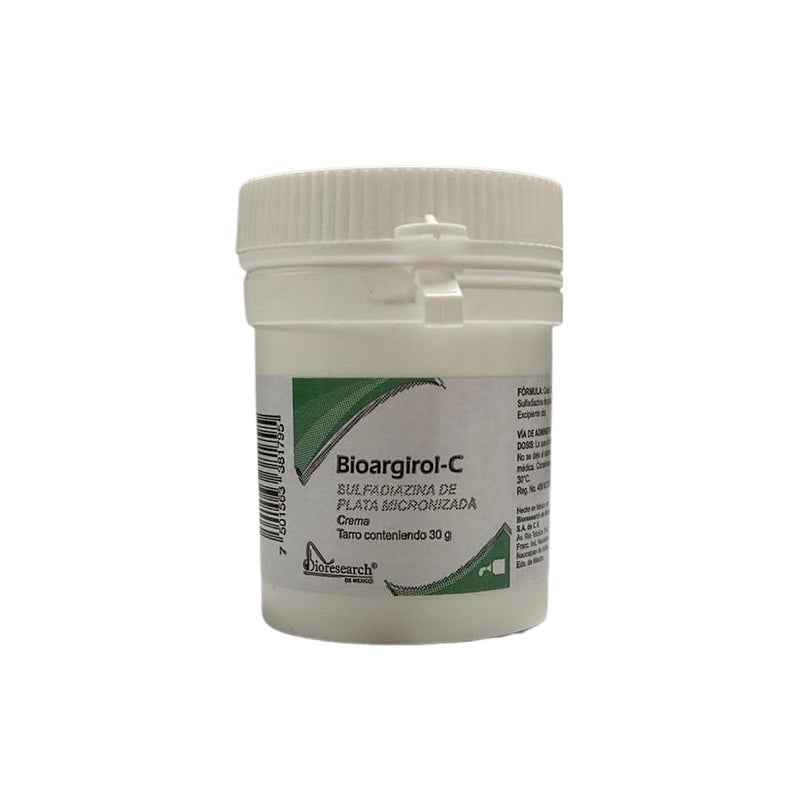 BIOARGIROL-C (SILVER SULFADIAZINE) CREAM JAR WITH 30G