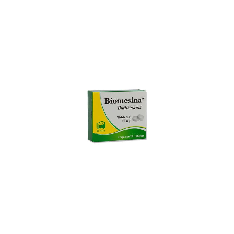 BIOMESINA (BUTYLHYOSCINE) 10 TABLETS 10MG