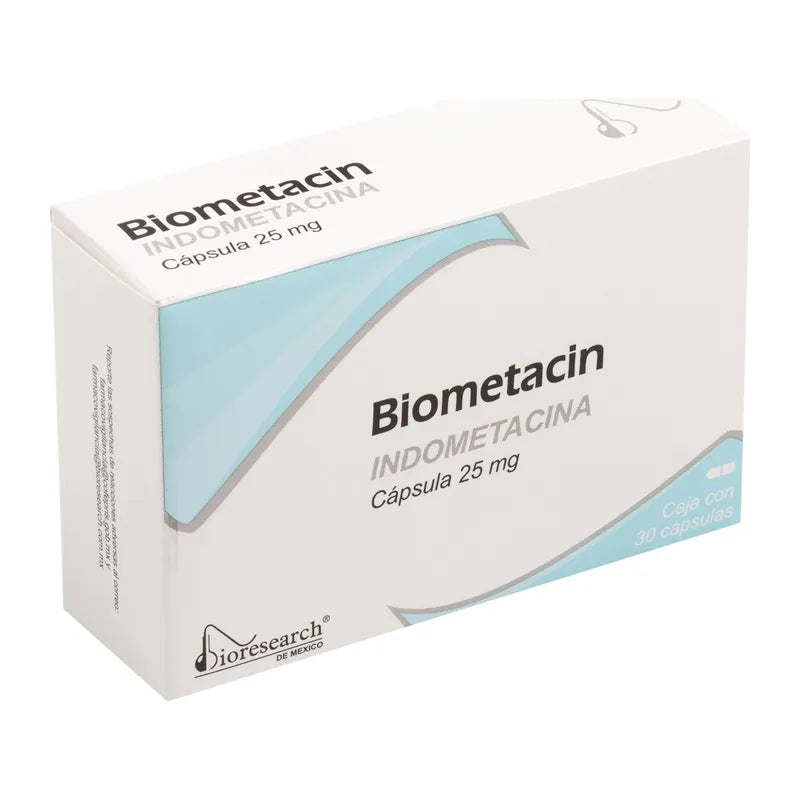 BIOMETACIN (INDOMETHACIN) 25MG 30 CAPS