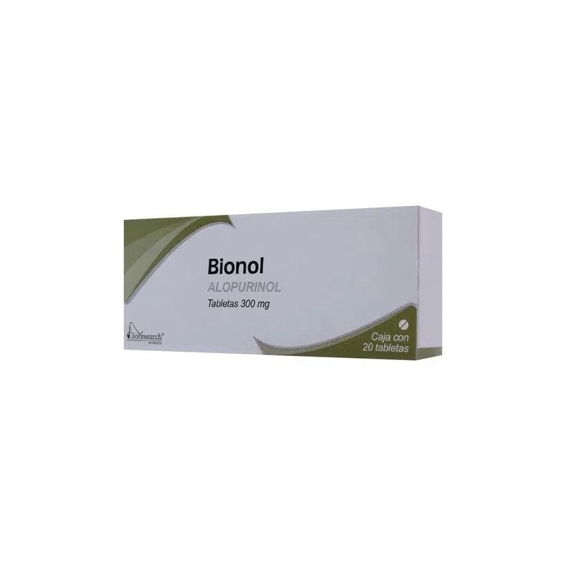 BIONOL (Allopurinol) 300mg with 20 tablets