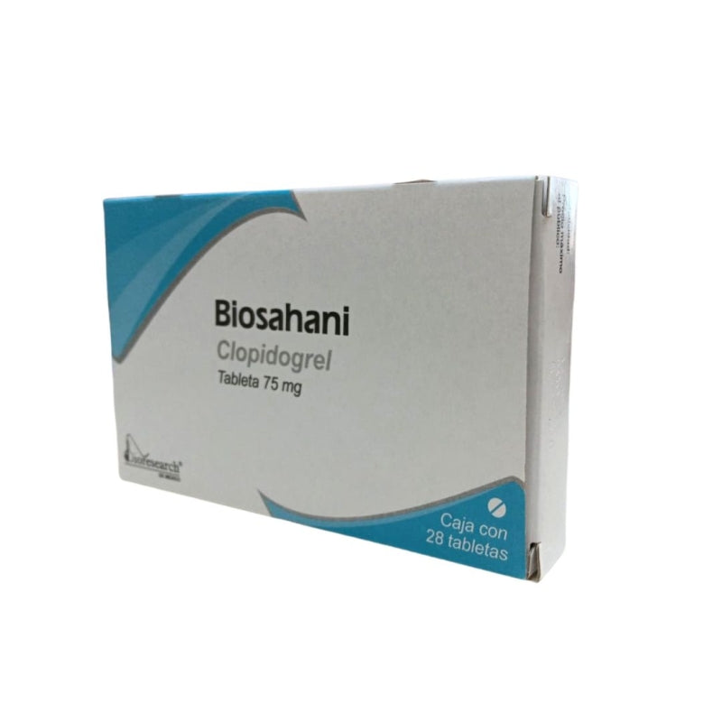 BIOSAHANI (CLOPIDOGREL) 75MG 28 TABLETS