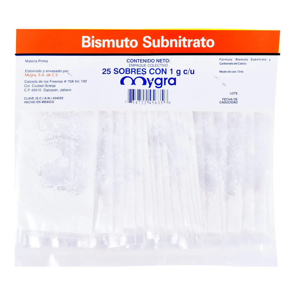 BISMUTH SUBNITRATE 1 ENVELOPE