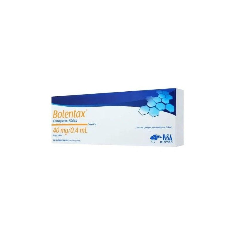 BOLENTAX (ENAXOPARIN SODIUM) 40MG/0.4ML 2 PRE-FILLED SYRINGES