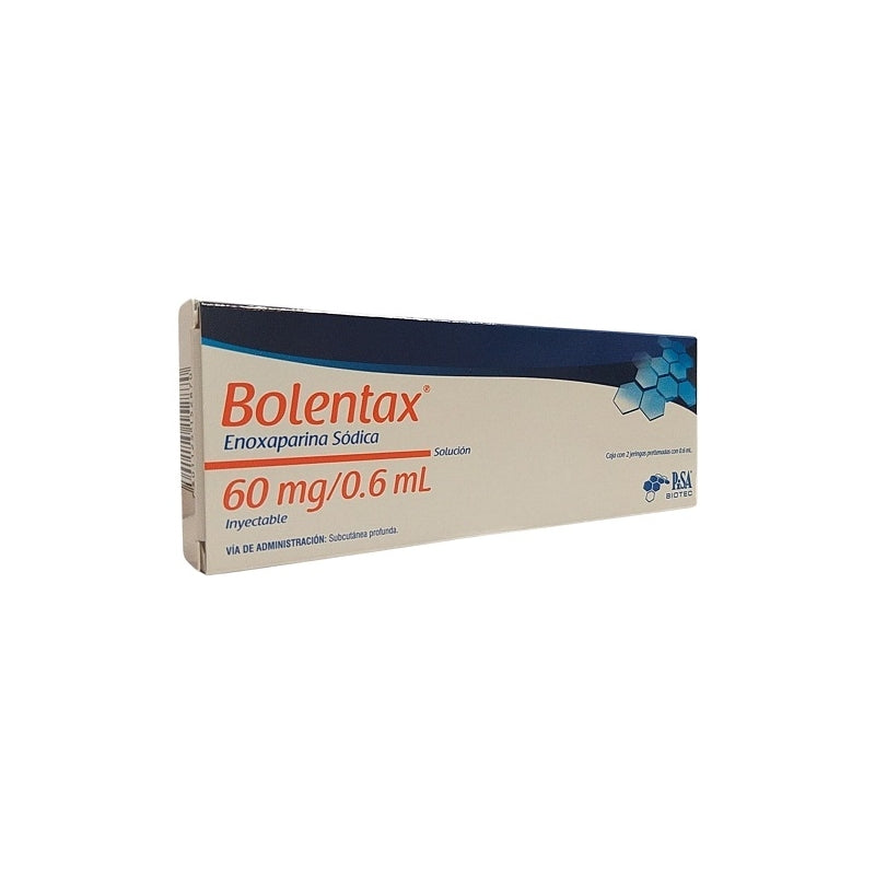 BOLENTAX (ENOXAPARIN SODIUM) 60MG INJECTABLE SOLUTION