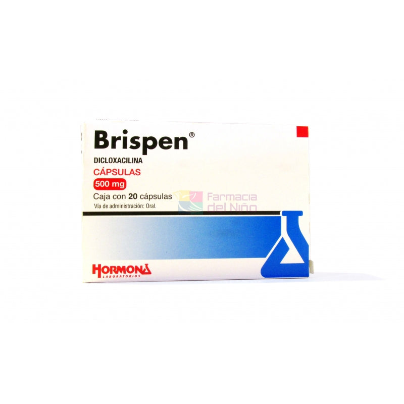 BRISPEN (DICLOXACILLIN) 20 CAPS 500 MG