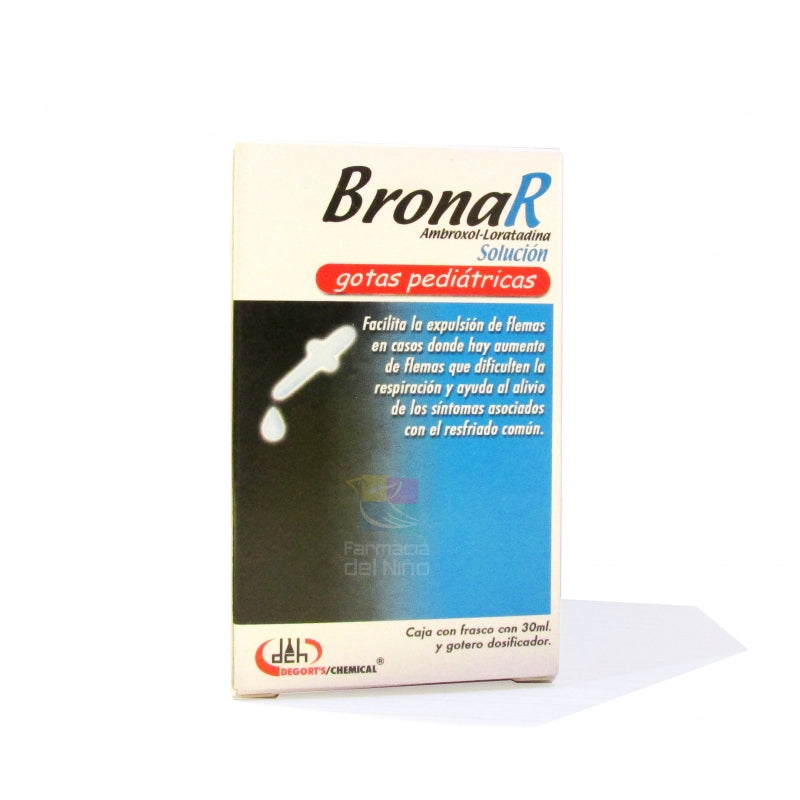 BRONAR (LORATADINE/AMBROXOL) ORAL SOLUTION PED. 30ML