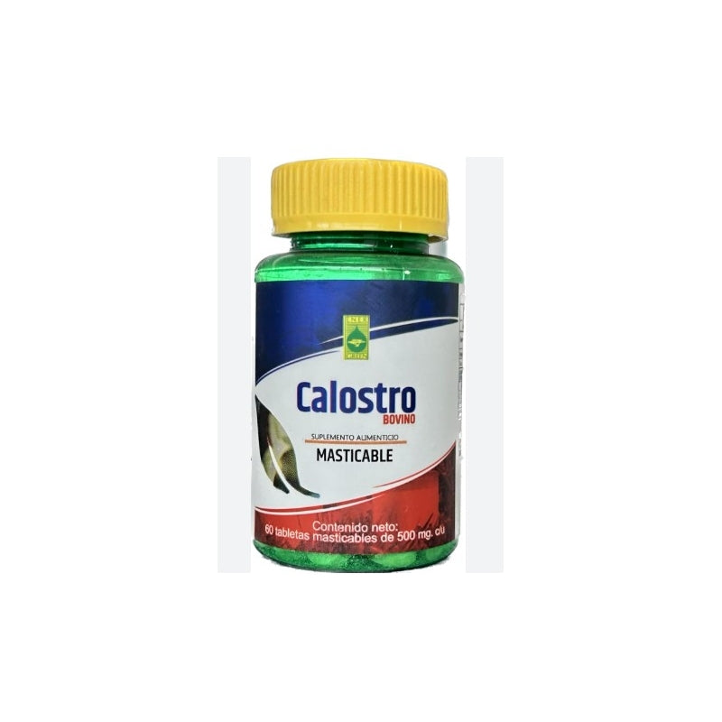 BOVINE COLOSTRUM 500MG 60 CHEWABLE TABLETS