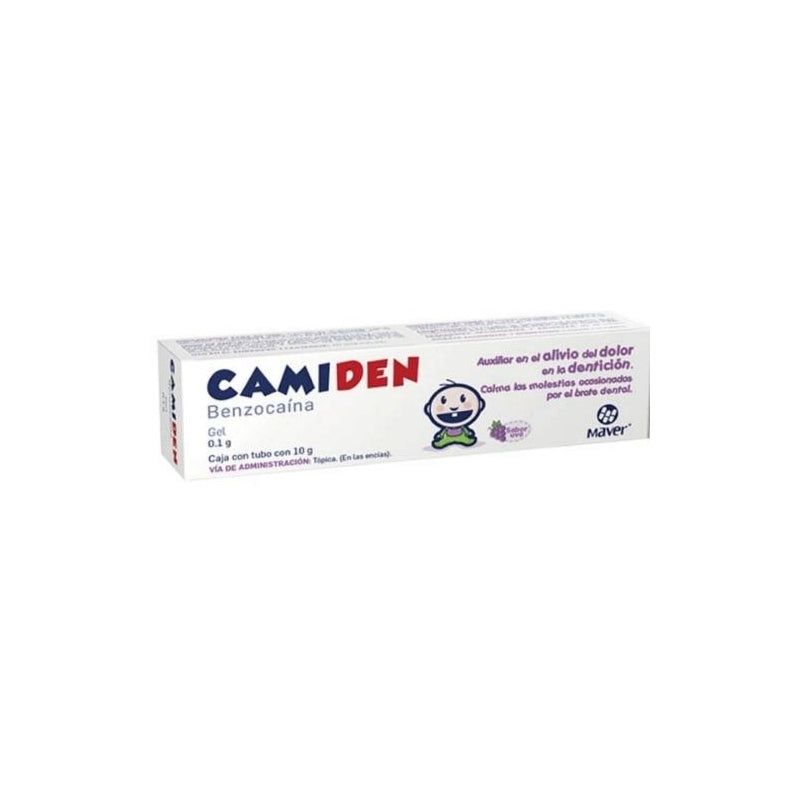 CAMIDEN (BENZOCAINE) 0.1G TOPICAL GUM GEL 10G
