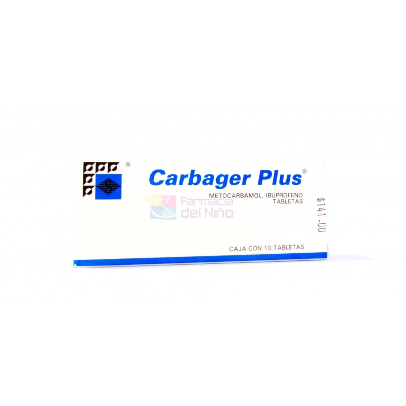 CARBAGER PLUS (METHOCARBAMOL / IBUPROFEN) 10 TABLETS 300/300 MG