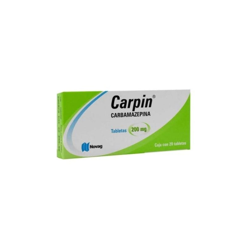 CARPIN (CARBAMAZEPINA) 200MG 20TABLETAS