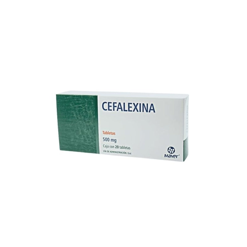 CEFALEXIN (maver) 20 TABS 500 MG