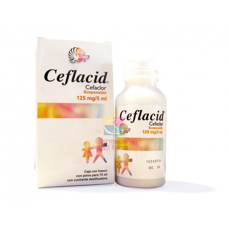CEFLACID (CEFACLOR) 125 MG/75 ML SUSPENSION