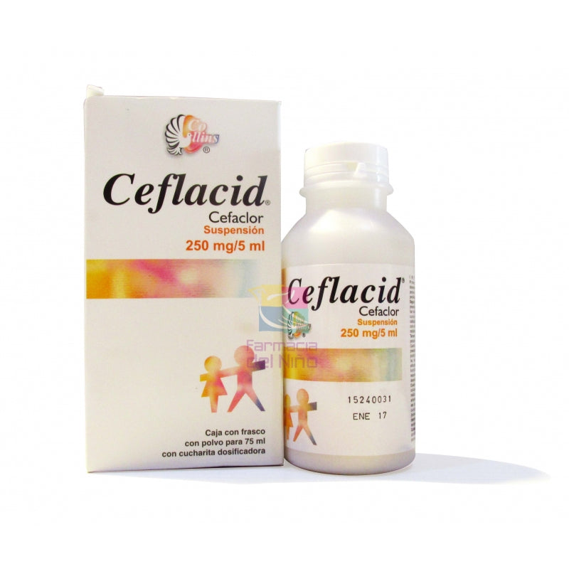 CEFLACID (CEFACLOR) 250 MG / 75 ML SUSP