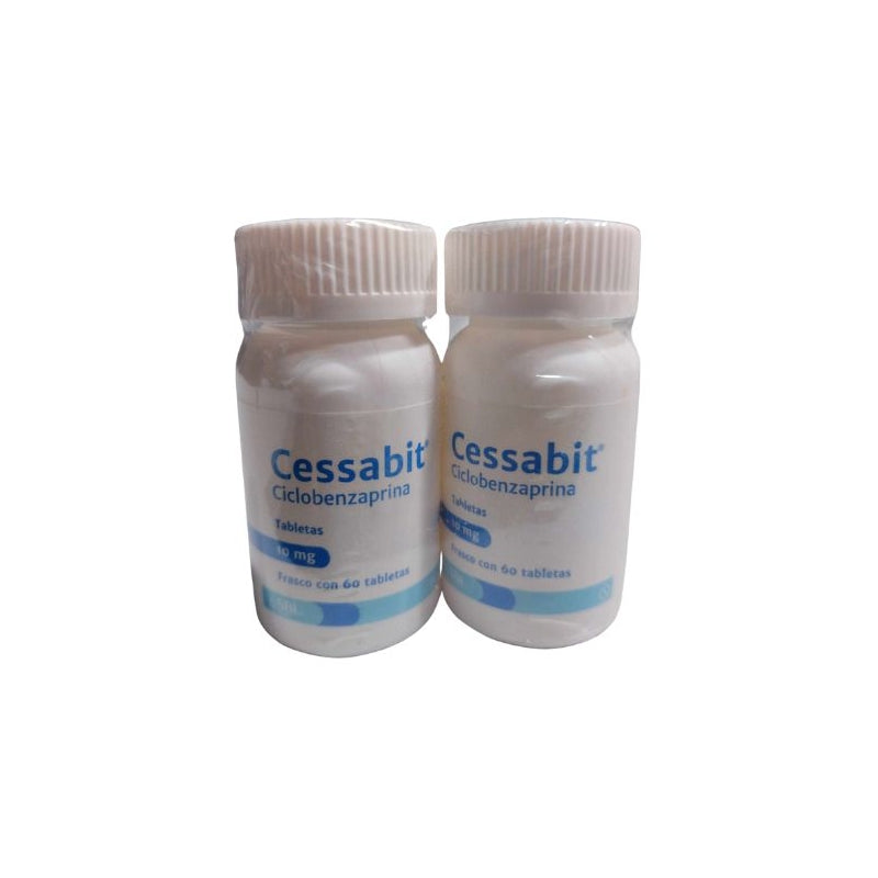 CESSABIT (CYCLOBENZAPRINE) BOX/60 TABS 10 MG (2PACK)