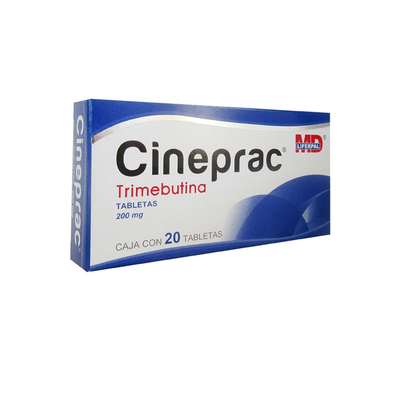 CINEPRAC (TRIMEBUTINE) 200MG 20 TABLETS