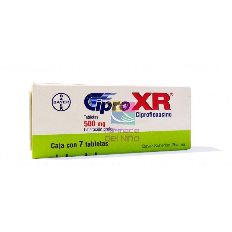 CIPRO XR (CIPROFLOXACIN) 7 TABLETS 500MG