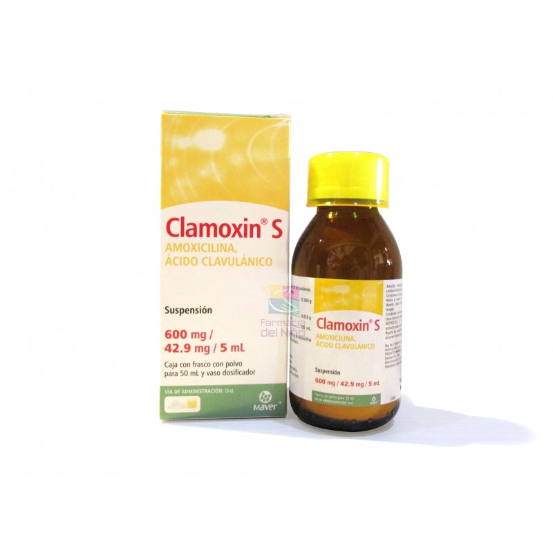 CLAMOXIN S (AMOXICILLIN / CLAVULANIC ACID) SUSP. ML 600/42.90 MG