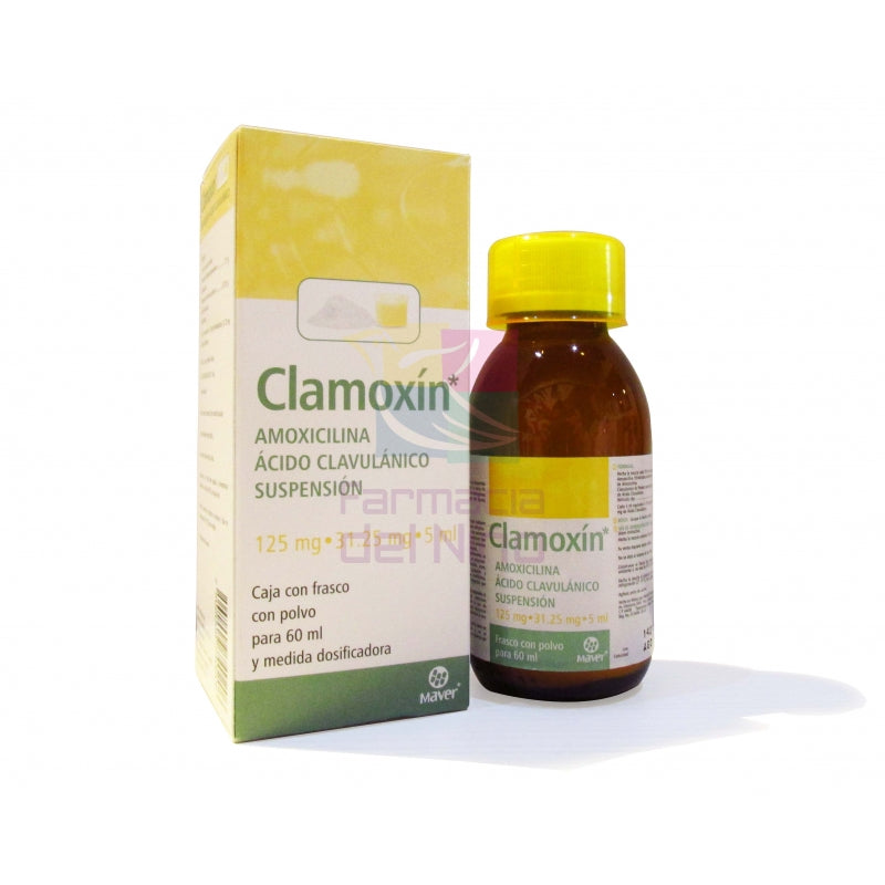 CLAMOXIN SUSPENSION 60 ML (AMOXICILLIN/CLAVULANIC ACID) 125MG/31.25MG
